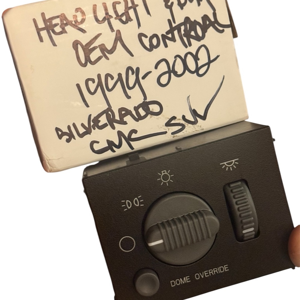 Black Headlight Control Switch
